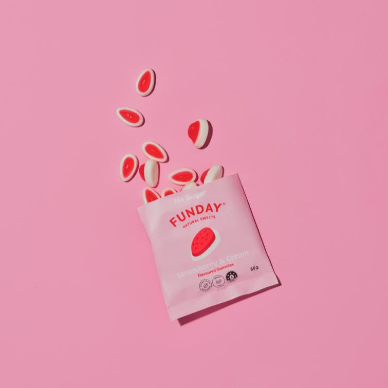 Strawberry & Cream 50g (12 BAGS IN EVERY BOX)