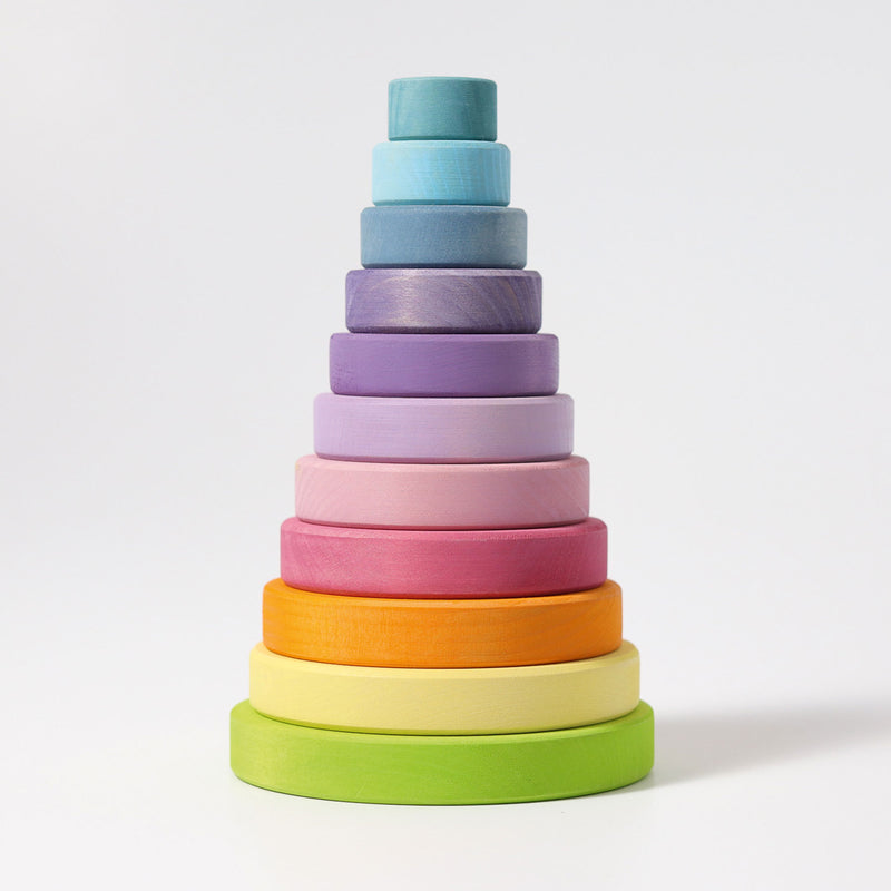 Conical Tower Large Pastel, Grimm's, KEKA TOYS