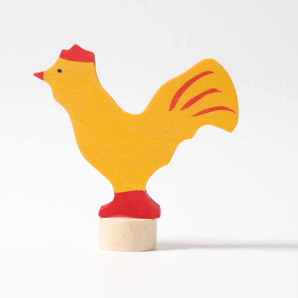 Decorative Figure Yellow Rooster