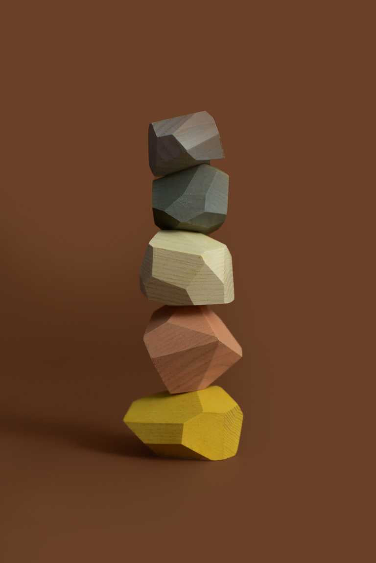 Balancing Stones Pastel