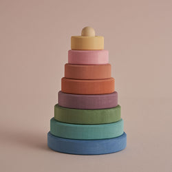 Pastel Earth Stacking Tower, Raduga Grez, KEKA TOYS