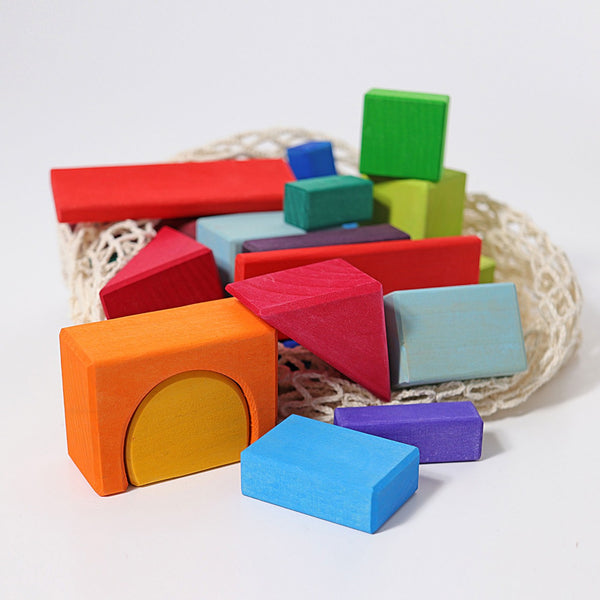 30 Coloured Geo-Blocks