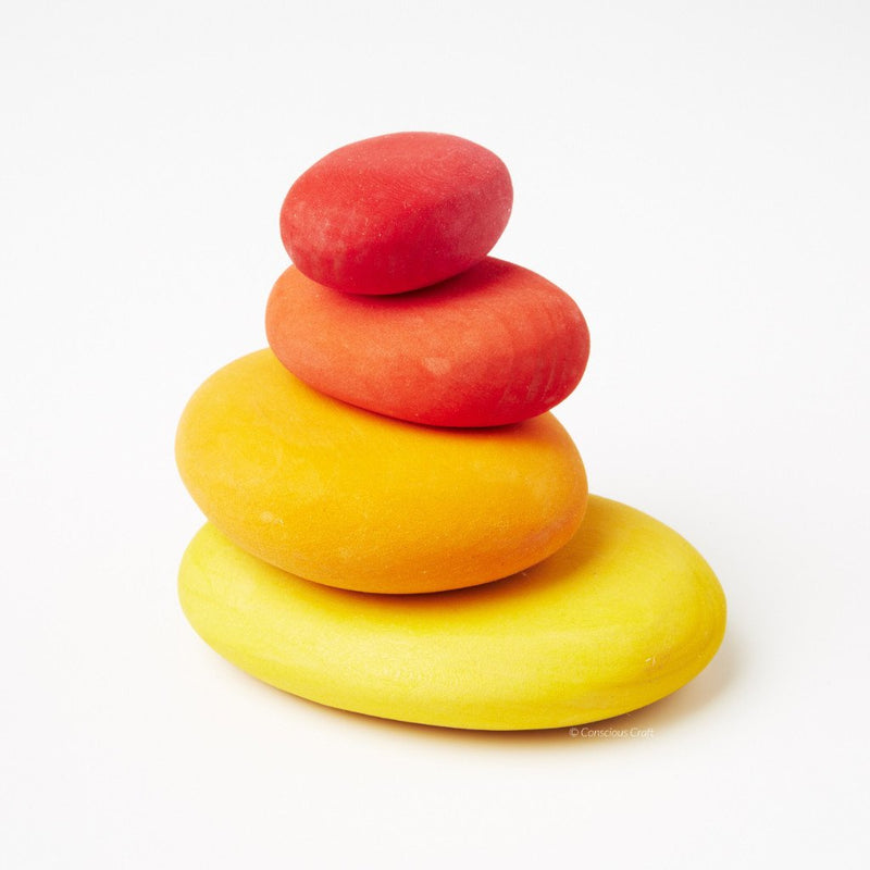 Building Set Fire Pebbles, Grimm's, KEKA TOYS