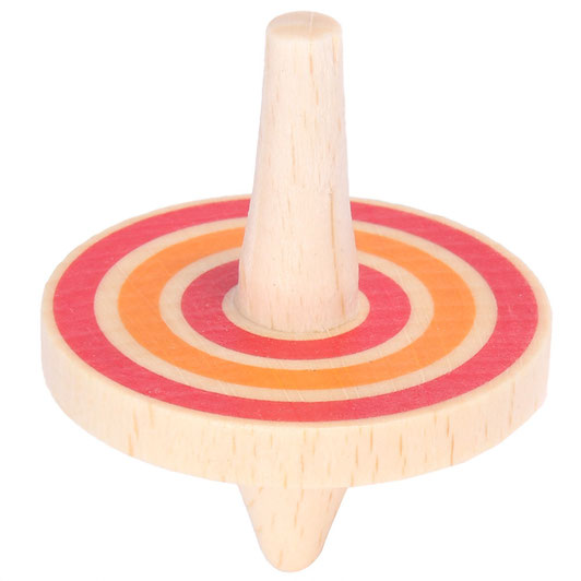 Spinning Top with Rings