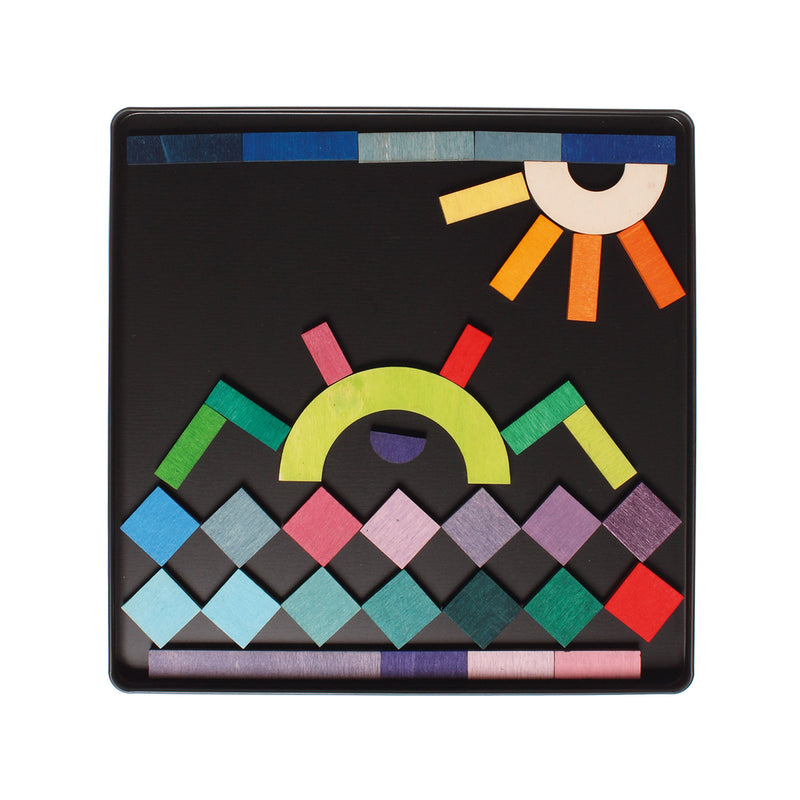 Magnetic Puzzle Geo-Graphical, Grimm's, KEKA TOYS