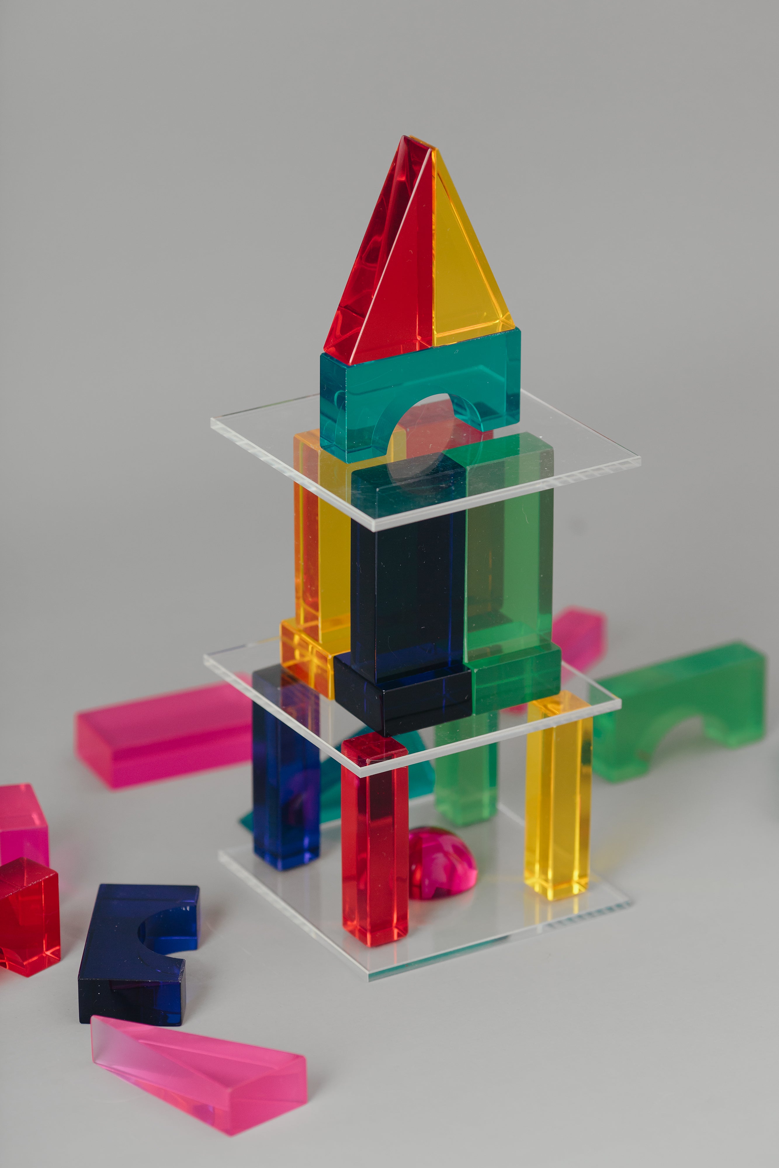 Luxy Luminescent Building Blocks Colour in Carton | KEKA TOYS