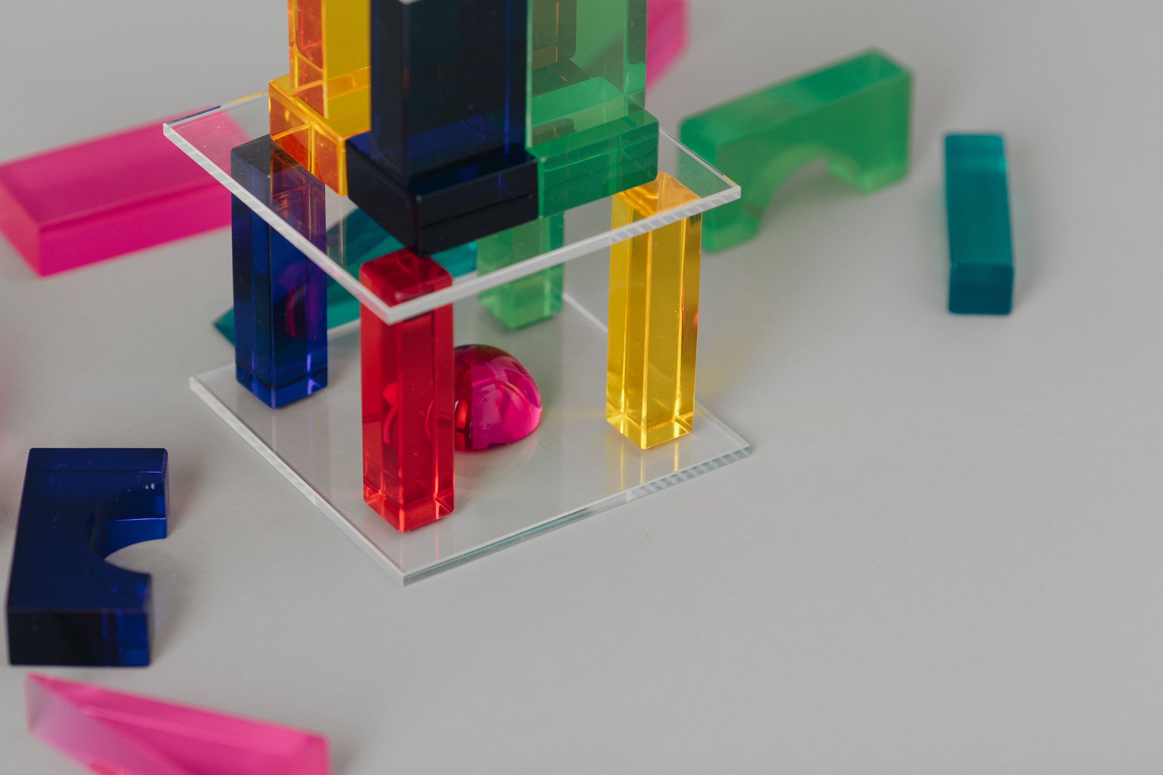 Luxy Luminescent Building Blocks Colour in Carton | KEKA TOYS