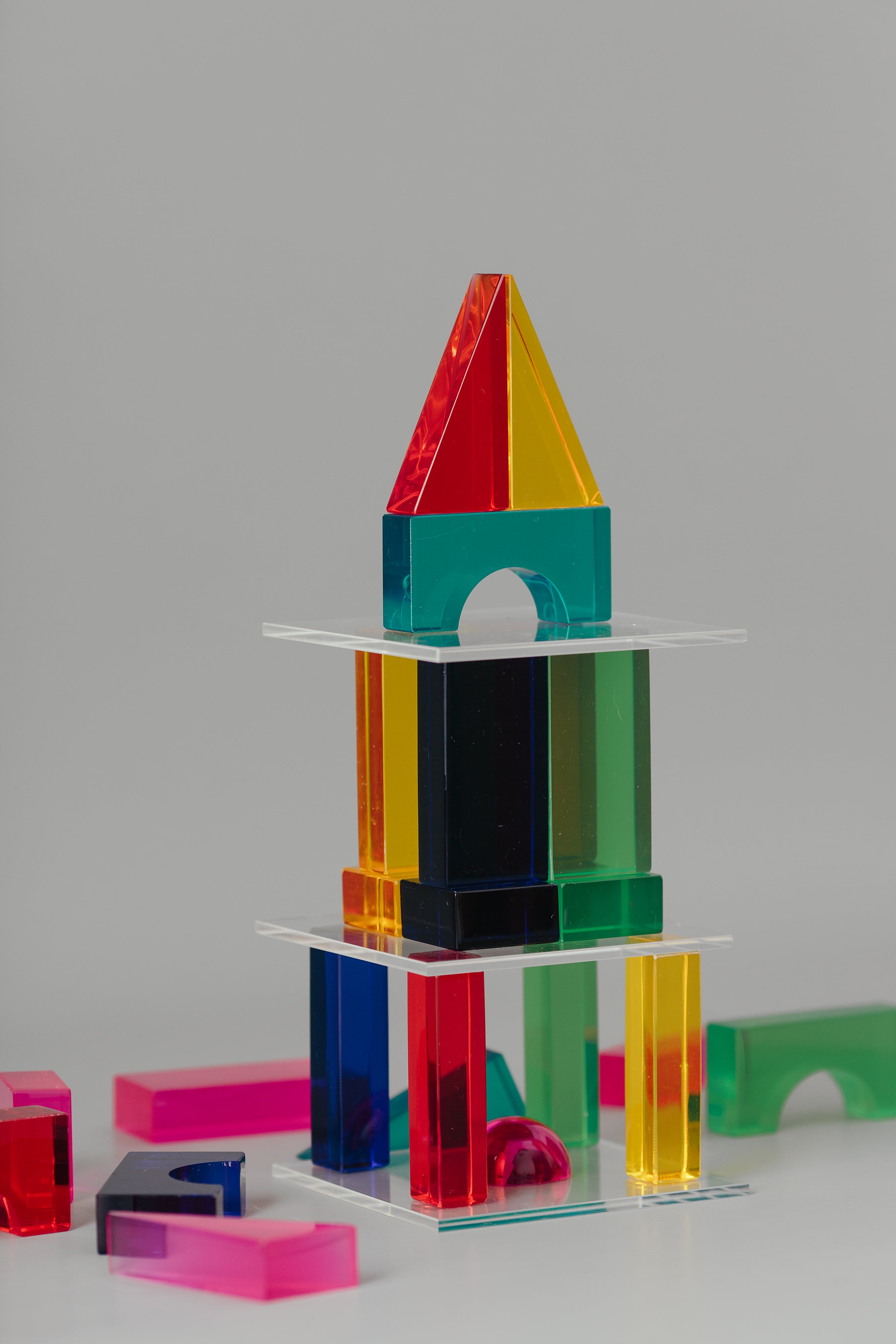 Luxy Luminescent Building Blocks Colour in Carton | KEKA TOYS