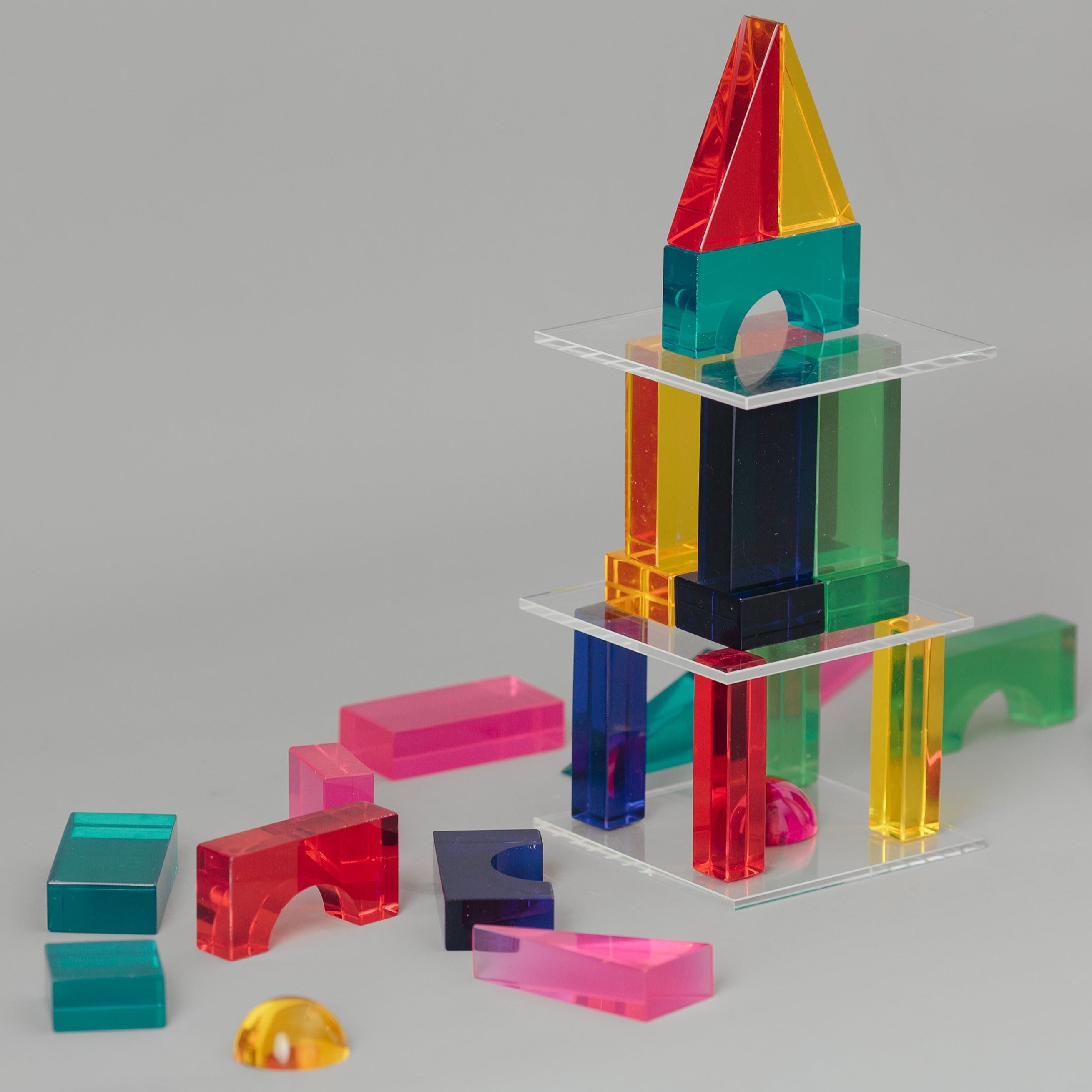 Luxy Luminescent Building Blocks Colour in Carton | KEKA TOYS
