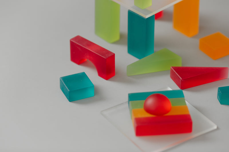 Lumi Translucent Building Blocks in Carton | KEKA TOYS