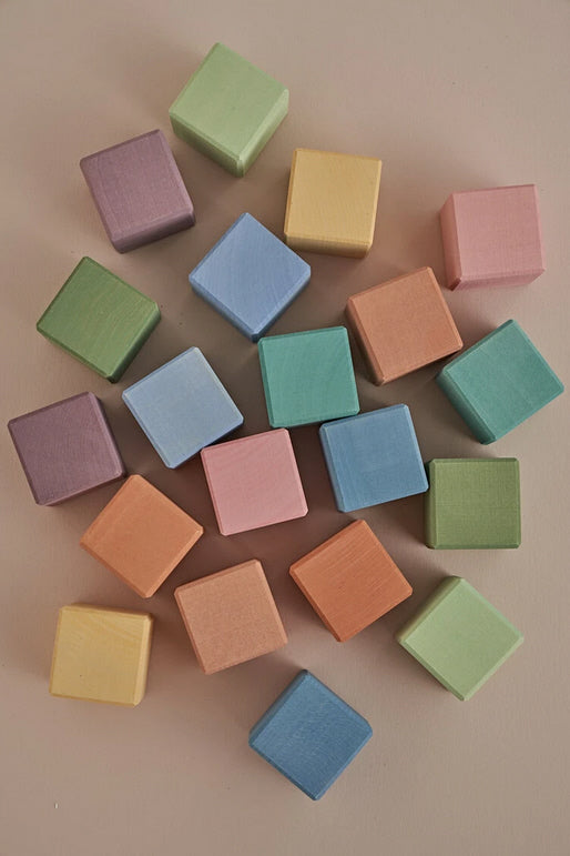 Earth Pastel Cubes Set, Raduga Grez, KEKA TOYS