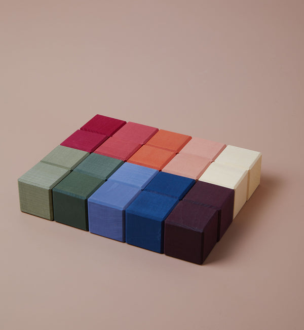 Earth Rainbow Cubes Set